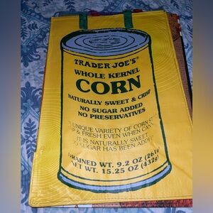 Trader Joe's Yellow Corn Tote Bag collectible